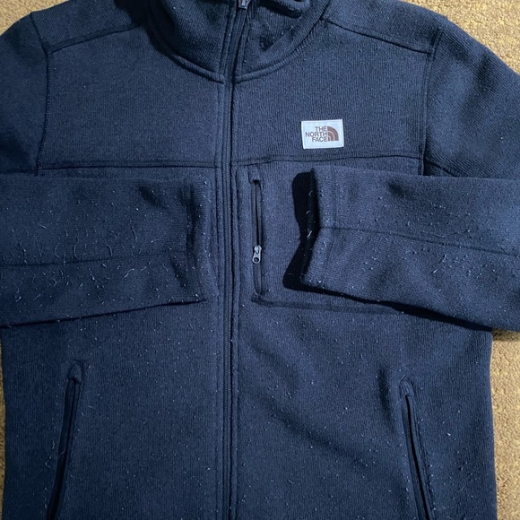 THE NORTH FACE Gordon Lyons Classic Full Zip Mens Fleece black sweater - Picture 3 of 5